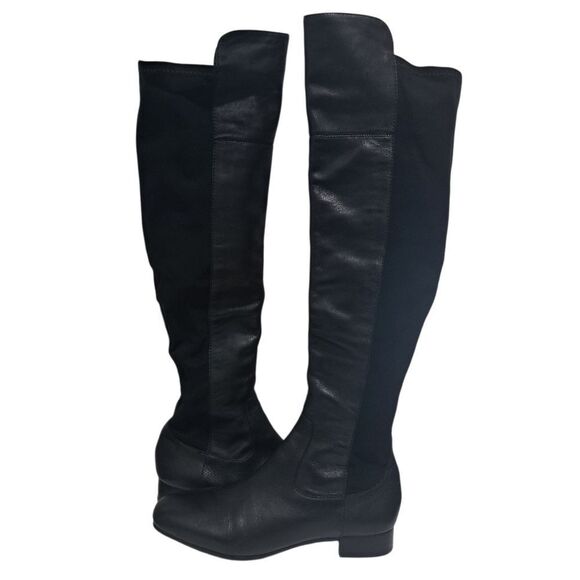 Louise Et Cie Lo- Andora Minimalist Boho Goth Over The Knee Boots Siz 8.5 Black - Picture 2 of 13